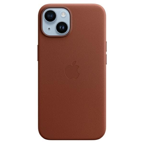 Apple Mobilskal till iPhone 14 Plus/15 Plus MagSafe Läder - Umbra