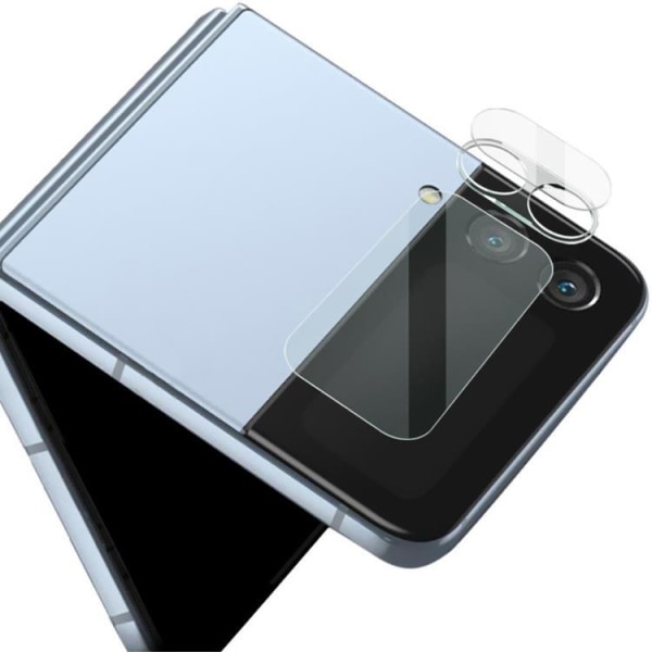 [2-PACK] Galaxy Z Flip 4 -kameran linssin suojus karkaistua lasia HD - Clea