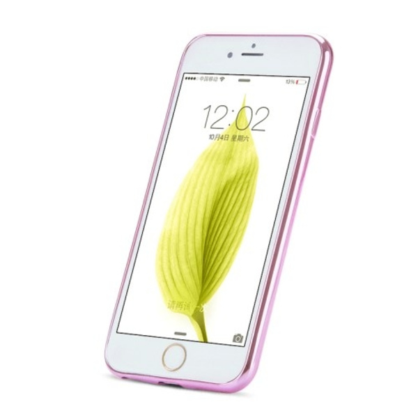 ToTu Simple Series Electroplating Flexi Skal till Apple iPhone 6(S) Plus - Rose