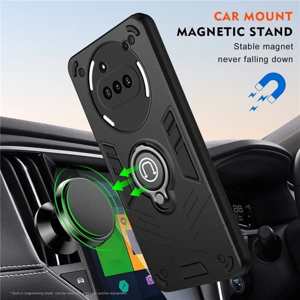 Mobilskal till Nothing Phone (3a) Camshield Kickstand - Svart