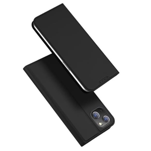 Dux Ducis iPhone 15 Plus -lompakkokotelo Skin Pro - Musta Black