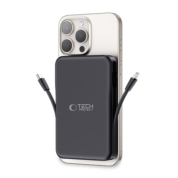 Tech-Protect Magsafe Powerbank 10000mAh PB31 LifeMag - Svart
