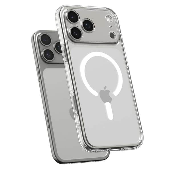 Spigen Mobilskal till iPhone 17 Pro Max Magsafe Ultra Hybrid - Clear/Vit Vit