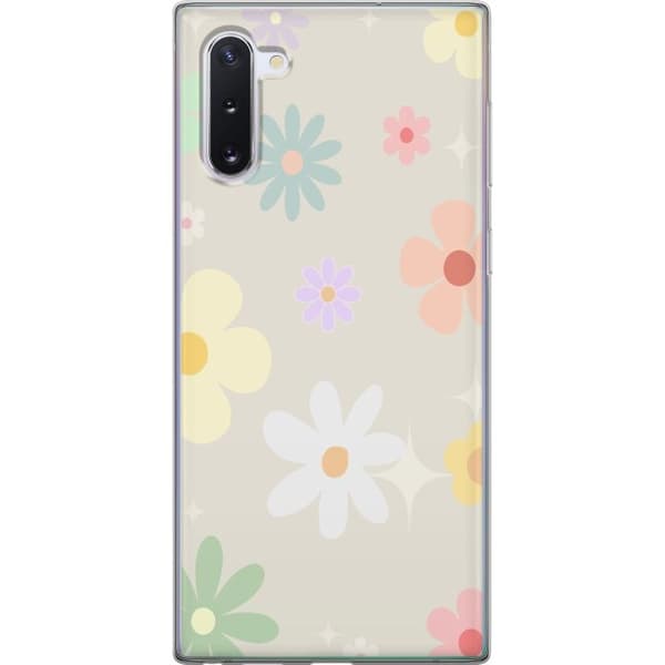 Mobilcover til Samsung Galaxy Note10 med falmende blomster