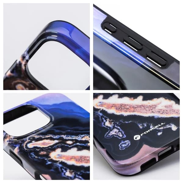 Forcell Telefontaske til iPhone 15 Pro MagSafe Mirage - Guld Island