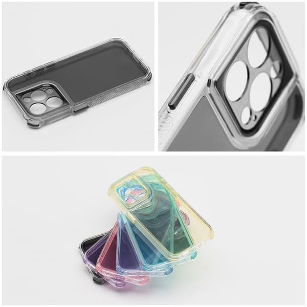 Mobilskal till iPhone 16 Matrix Clear - Svart Svart
