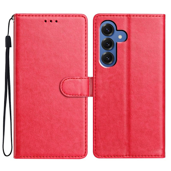 Samsung Galaxy S26 Plus Plånboksfodral Konstläder Ställfunktion - Rosa
