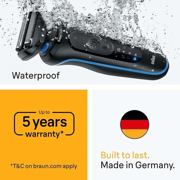 Braun Rakapparat Serie 5 52-B1000s Blå
