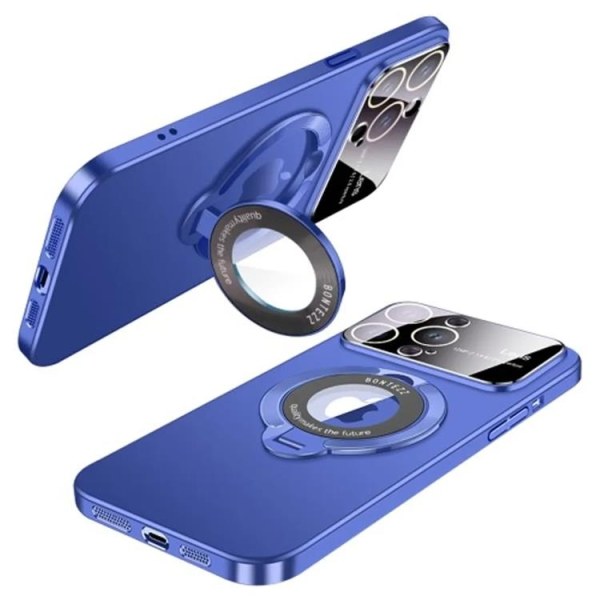 iPhone 15 Pro Mobil Cover Ring Holder - Mørkeblå