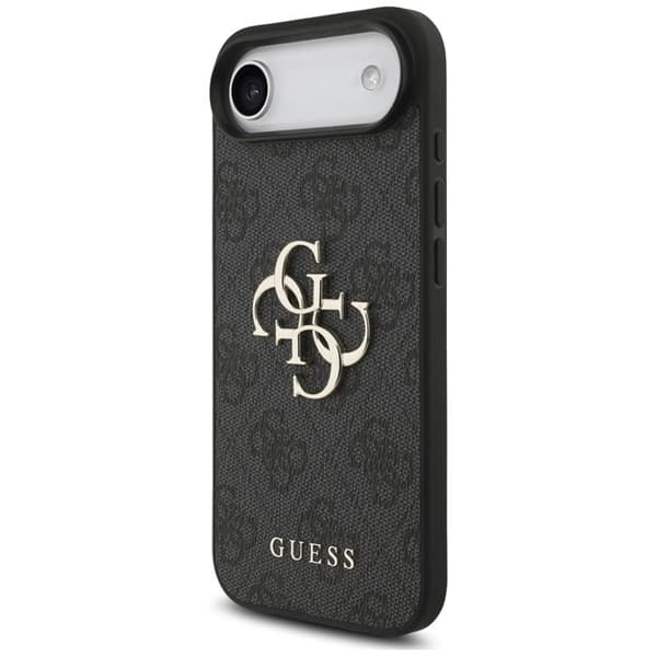 Guess Telefontaske til iPhone Air 4G Stort Logo - Sort Svart