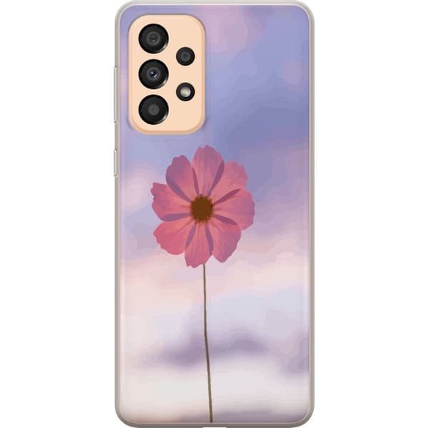 Mobilskal till Samsung Galaxy A33 5G med Rosa blomma