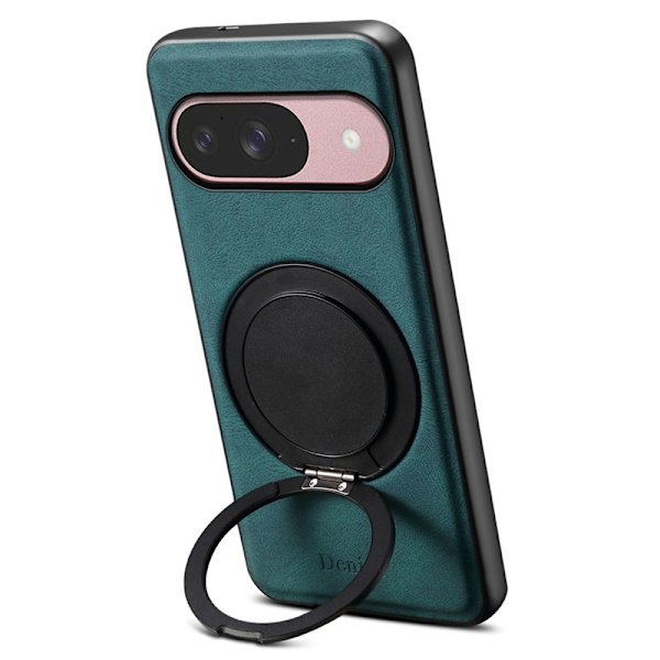 DENIOR Pixel 9 Pro Magnetfodral Konstläder - Blå