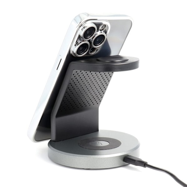 iPhone 15 Plus Mobilskal Magsafe Electro - Silver