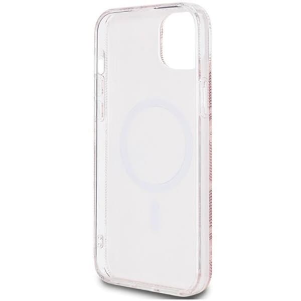 Guess Mobilskal till iPhone 15/14 Plus Magsafe IML GCube - Rosa