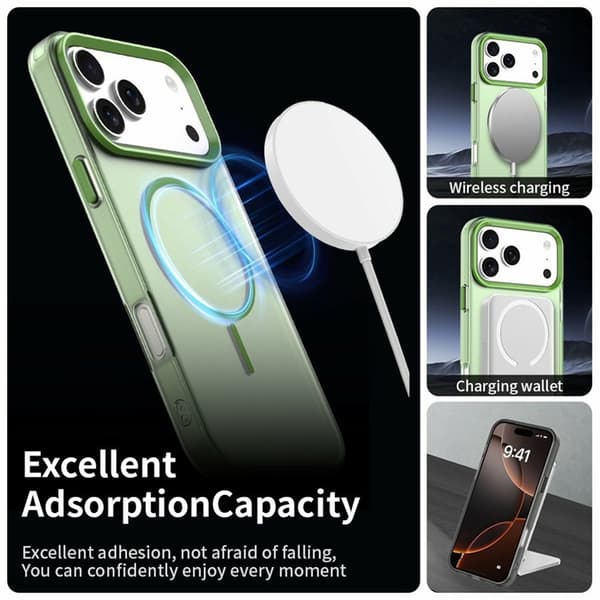 Mobilskal till iPhone 17 Pro MagSafe Candy Color - Grön Grön