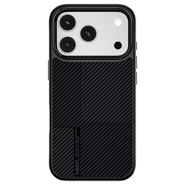 ABEEL CF-Lyocell Series Mobilskal till iPhone 17 Pro MagSafe Svart