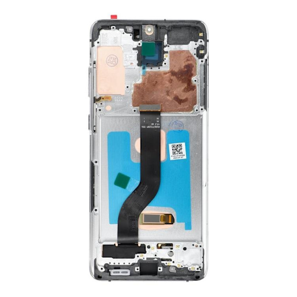 SAMSUNG S20 Plus Skärm med LCD-display SOFT OLED - Vit Vit