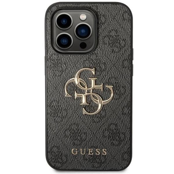 Guess iPhone 15 Pro Max Mobilskal Big Metall Logo - Grå