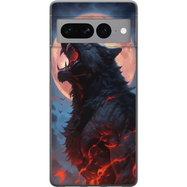 Mobilcover til Google Pixel 7 Pro med Hylende ulv