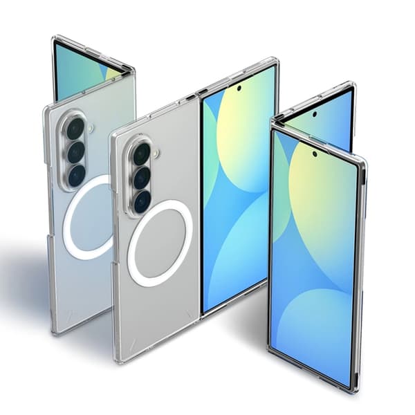 Spigen Mobilskal För Galaxy Z Fold 8 Ultra MagSafe Airskin - Clear/Vit