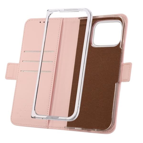 ABEEL Style A02 Konstläder Plånboksfodral för Google Pixel 9 Pro 5G - Rosa