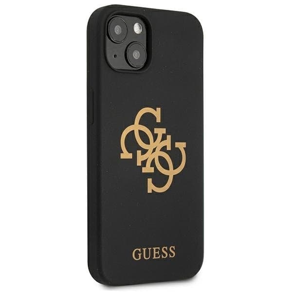 Guess Silicone 4G Logo Cover iPhone 13 mini - Sort Black