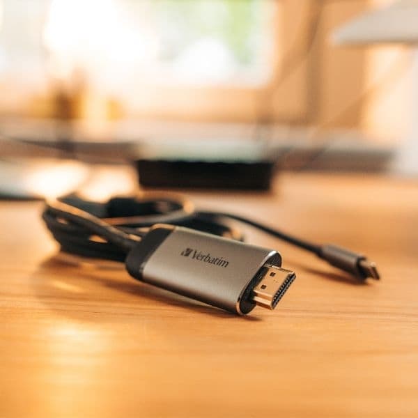 Verbatim USB-C till HDMI 4K 1.5m Kabel  - Grå Grå