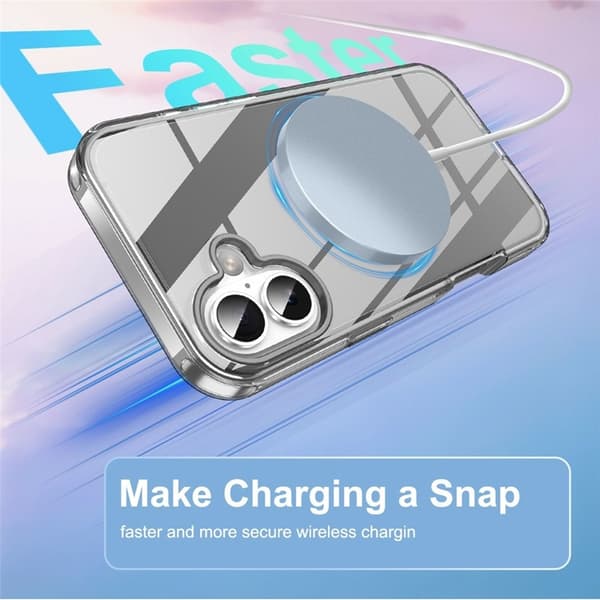 Mobilskal till iPhone 17 MagSafe med PET Skärmskydd - Grå Grå