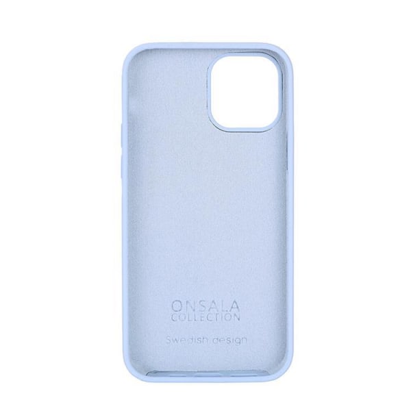 Onsala Mobile Cover Silicone iPhone 12/12 Pro - Vaaleansininen