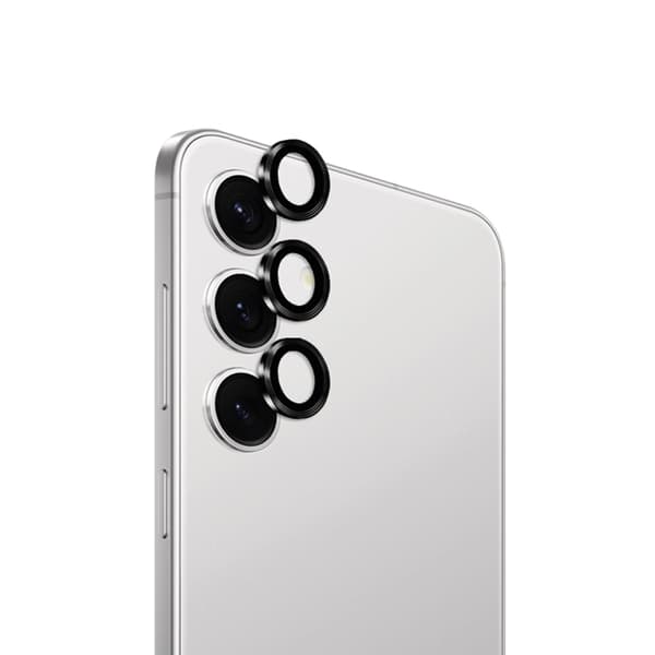Puro Galaxy S25 Kameradæksel Hærdet Glas - Sort Black