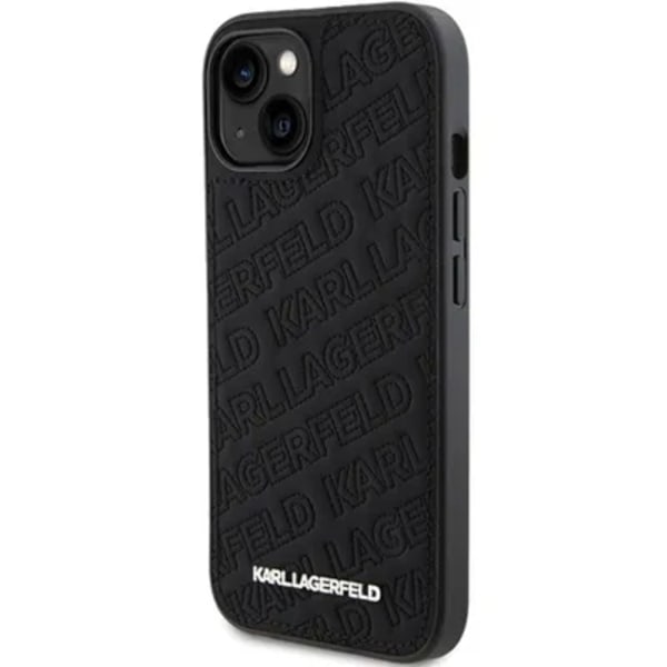 Karl lagerfeld iPhone 15 Plus Mobilskal Quilted Pattern - Svart Svart