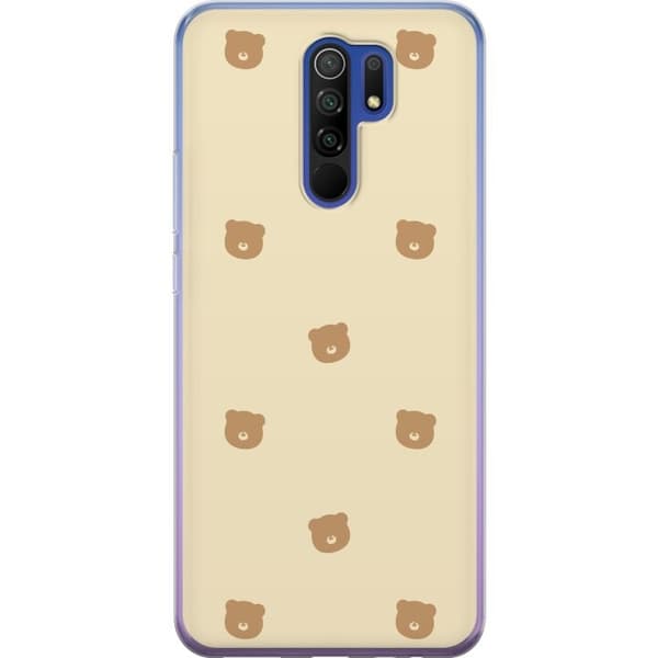 Mobilcover til Xiaomi Redmi 9 med Bjørnemønster