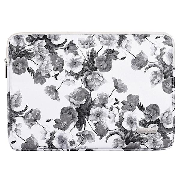 CANVASARTISAN Datorfodral 13'' Flower Pattern G1-01 Grå