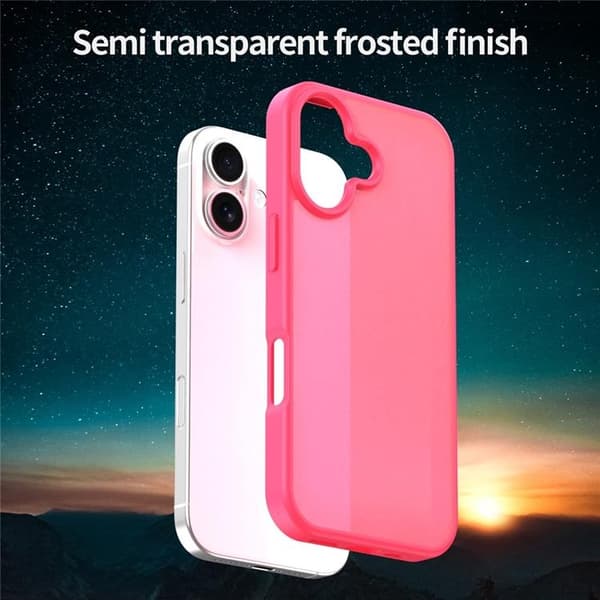 Mobilskal till iPhone 17 Skin Touch Matte - Rosa Rosa