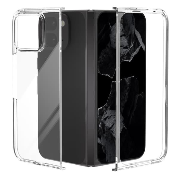 ABEEL Mobilskal till Google Pixel 9 Pro Fold 5G Transparent Hård PC