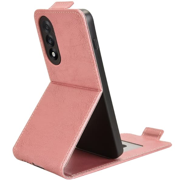 OnePlus Nord 5 Plånboksfodral Vertical Flip Läder - Roséguld Roséguld