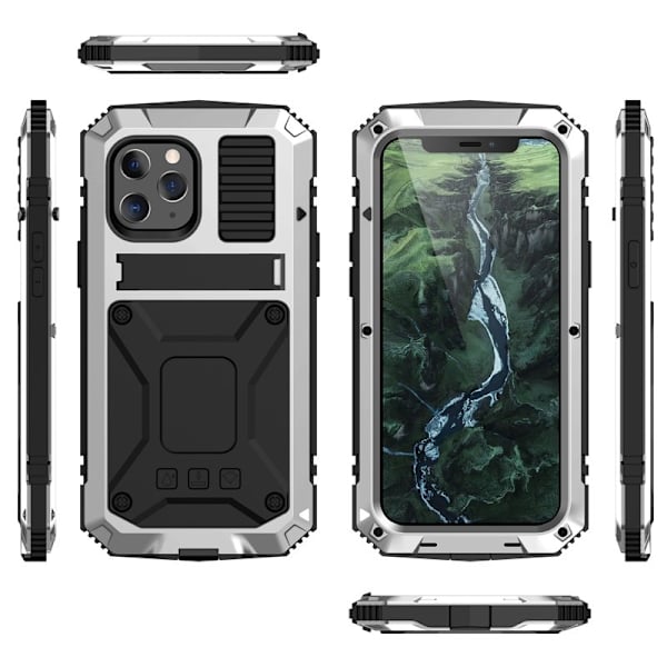 R-JUST Mobilskal till iPhone 12 Pro Max Shockproof Silver Dustproof Waterproof
