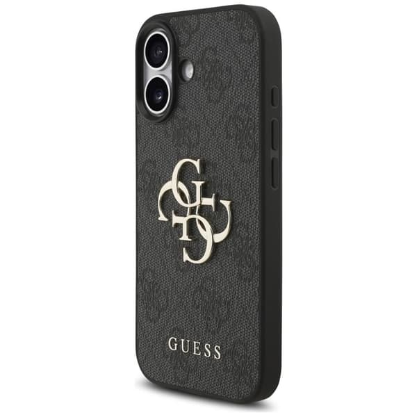 Guess telefontaske til iPhone 17 4G rem 4G klassisk logo - sort Svart
