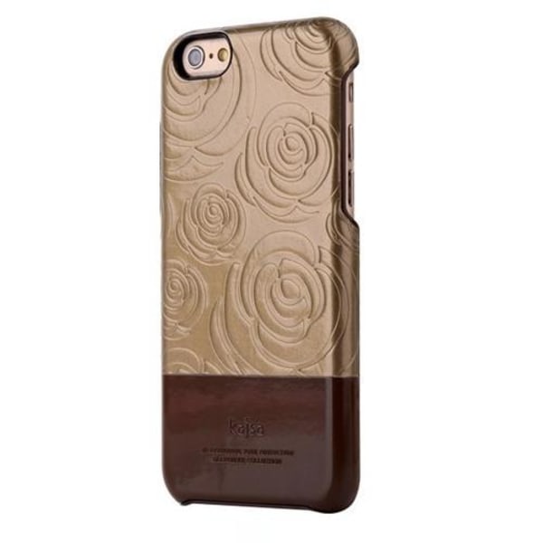 Kajsa 3D Rose Flower Cover til Apple iPhone 6 (S) Plus / 6S Plus Brown
