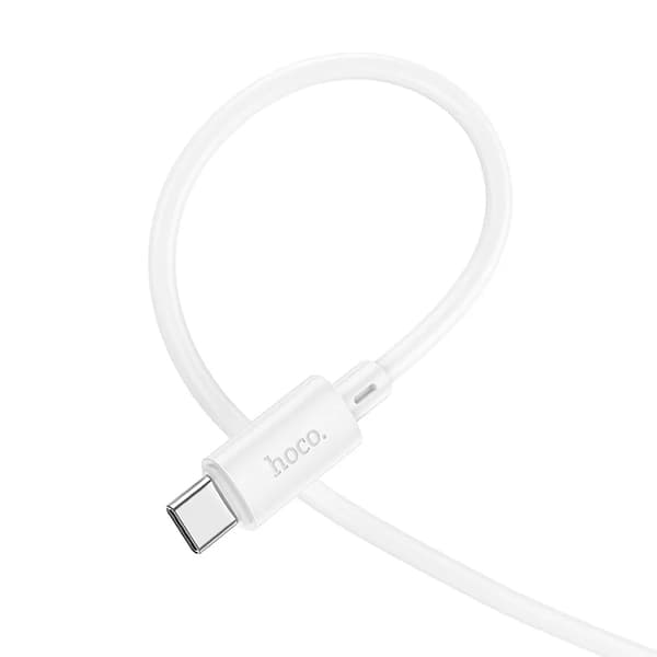 HOCO Typ-C to Typ-C Kabel 60W 1m PD 3A X88 - Vit Vit