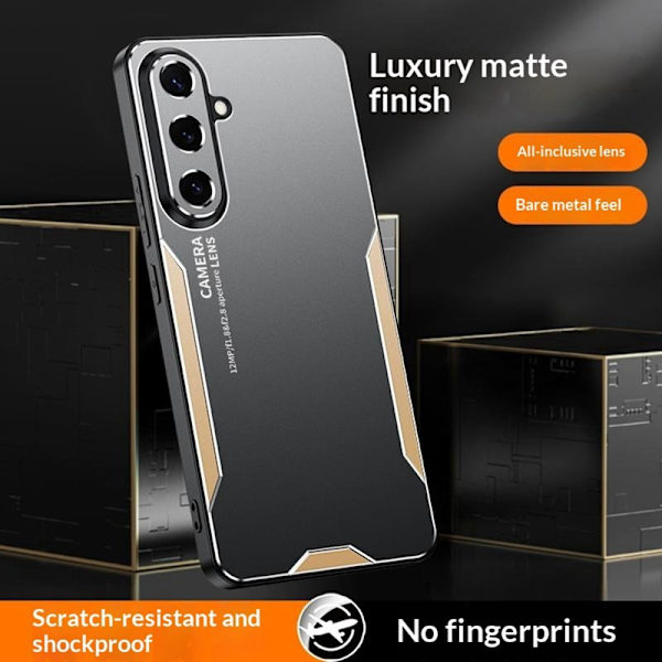 Mobilskal för Samsung Galaxy S26 Plus Aluminium TPU PC - Silver