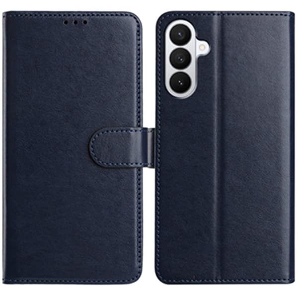 Samsung Galaxy S26 Pro Plånboksfodral Konstläder Folio Flip - Blå