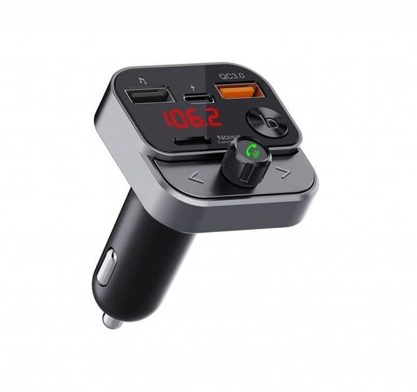 FM MP3-Sändare Bluetooth 5.0 + USB-A/Typ C 30W ART FM-84B Svart
