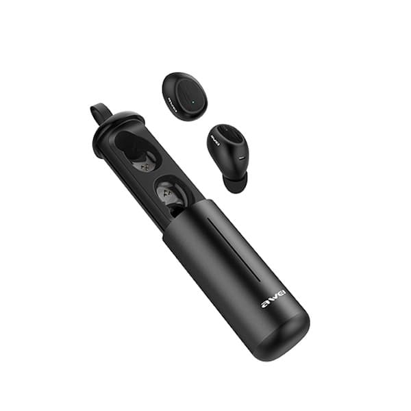 Awei TWS Bluetooth In-Ear Hörlurar T55 - Svart Black