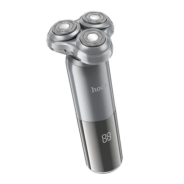 Hoco Elektrisk Rakapparat Med Tre Blad HP35 - Grå Grå