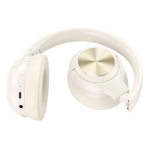 Hoco Over-Ear Hörlurar Trådlösa Bluetooth ANC W54 - Milky Vit Vit