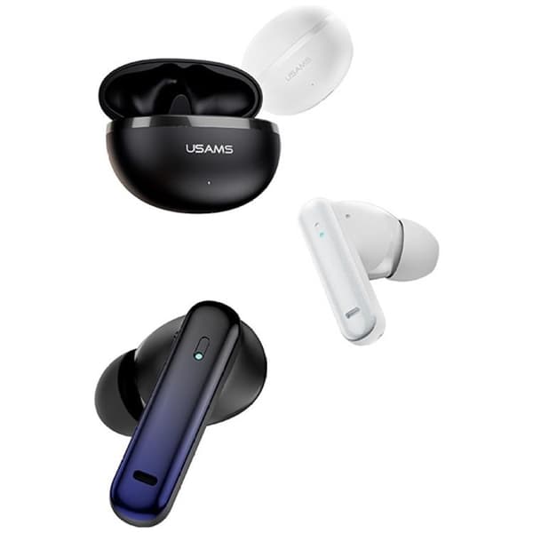 USAMS TWS In-Ear Hörlurar Bluetooth ANC ENC Echo E02 - Svart Svart