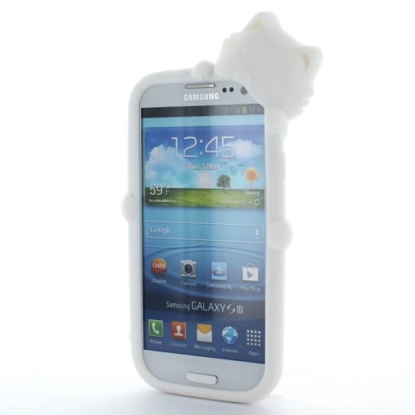 Kiki Silikonskal till Samsung Galaxy S3 i9300 (Vit) Vit