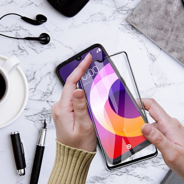 5D Härdat Glas Skärmskydd till iPhone XR / 11 Svart Svart