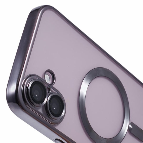 X-LEVEL Mobilskal till iPhone 16 Plus Magnetisk TPU Grå
